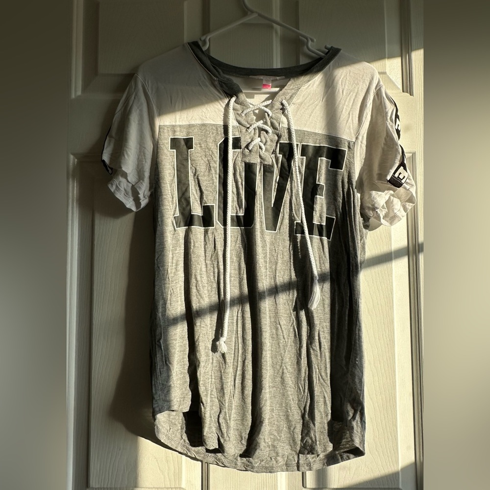 Lace Up ‘Love’ Shirt